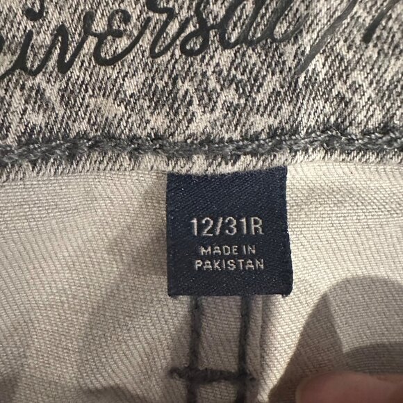 Universal Thread Womens High-Rise Skinny Jeans Light Gray Size 12 Slim Leg 31" W - Picture 10 of 10